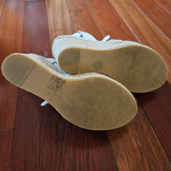 YSL Yves St. Laurent TRIBUTE espadrilles wedge in smooth leather
WHITE Size 38.5 - Picture 4 of 5